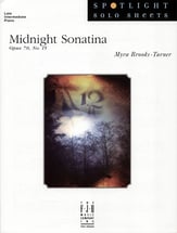 Midnight Sonatina piano sheet music cover